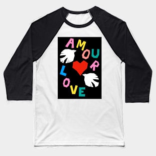 Love Doves Baseball T-Shirt